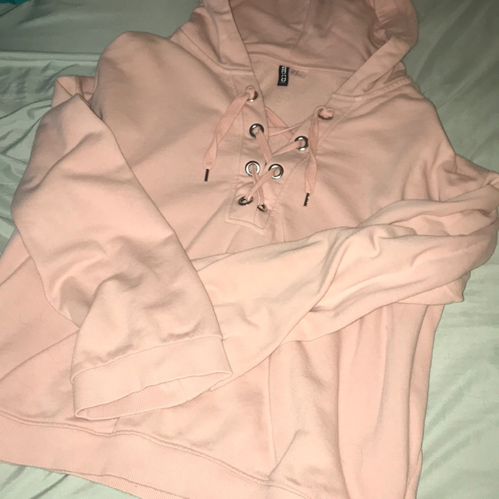 Baby pink hoodie